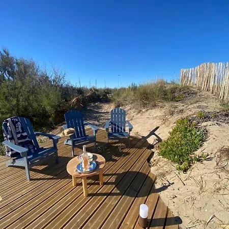 Cabanon Bohème Les Pieds Dans Le Sable Et En Première Ligne De Casa vacanze