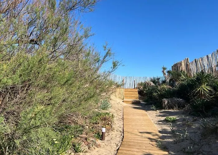 Tatil Evi Cabanon Boheme Les Pieds Dans Le Sable Et En Premiere Ligne De *