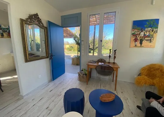 Cabanon Boheme Les Pieds Dans Le Sable Et En Premiere Ligne De Tatil Evi Marseillan (Herault)