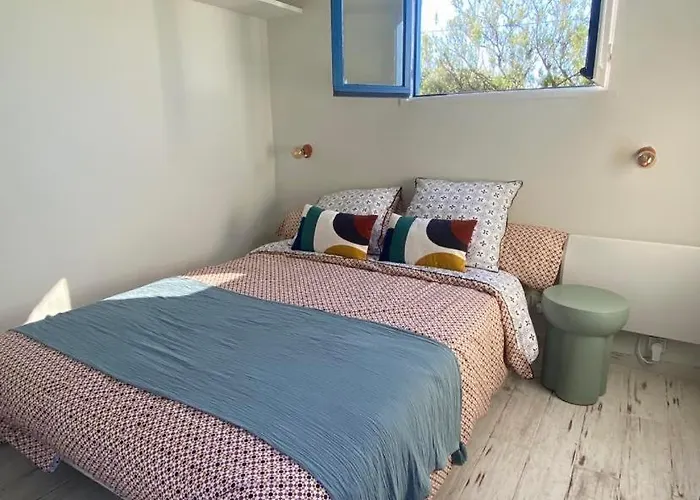 Tatil Evi Cabanon Boheme Les Pieds Dans Le Sable Et En Premiere Ligne De Marseillan (Herault)